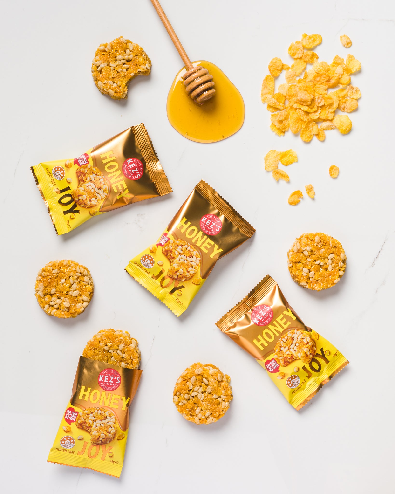 Load image into Gallery viewer, Gluten Free Honey Joys<br>(24 SINGLE SERVES)