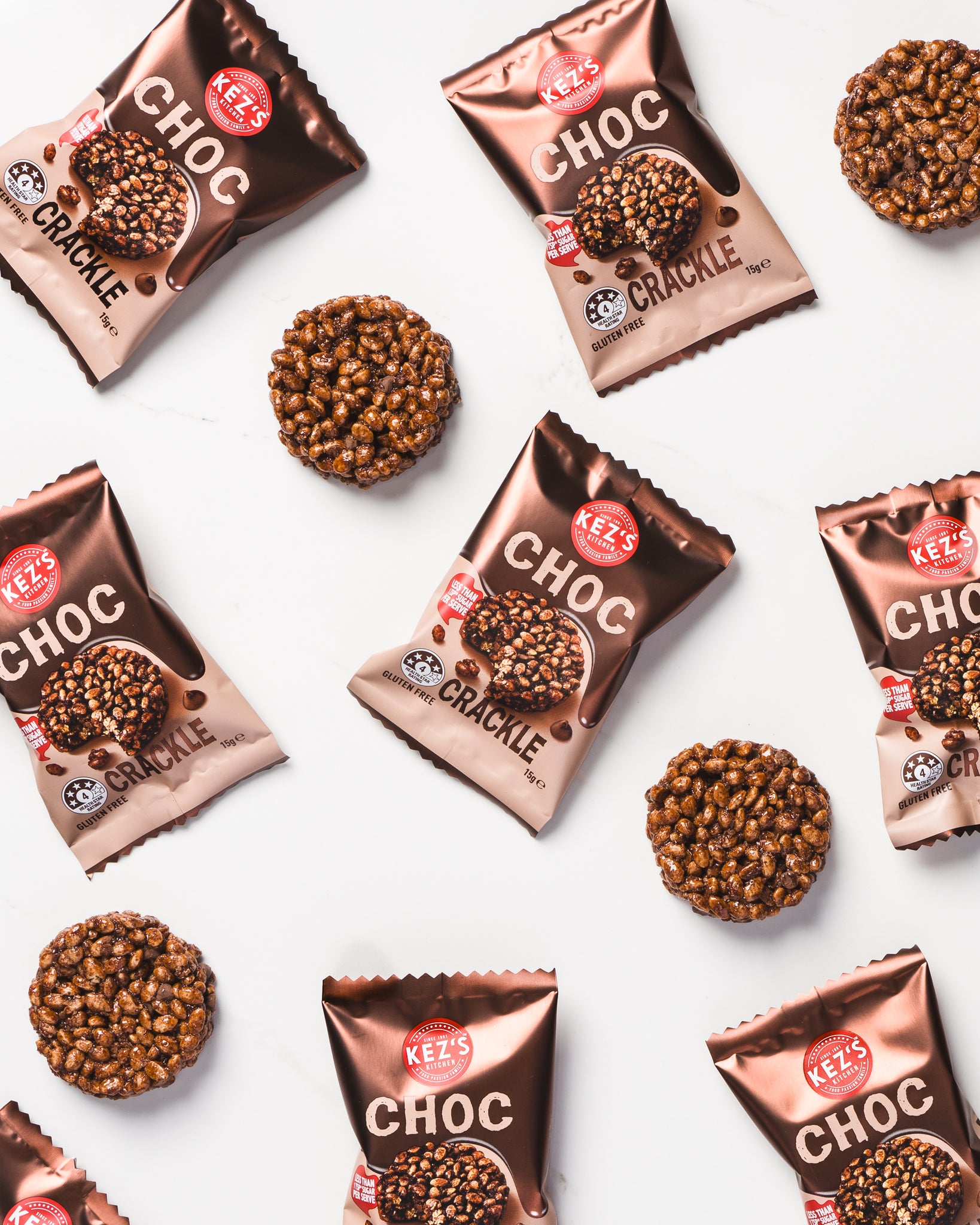 Load image into Gallery viewer, Gluten Free Choc Crackles<br>(6 MULTIPACKS/30 SINGLE SERVES)
