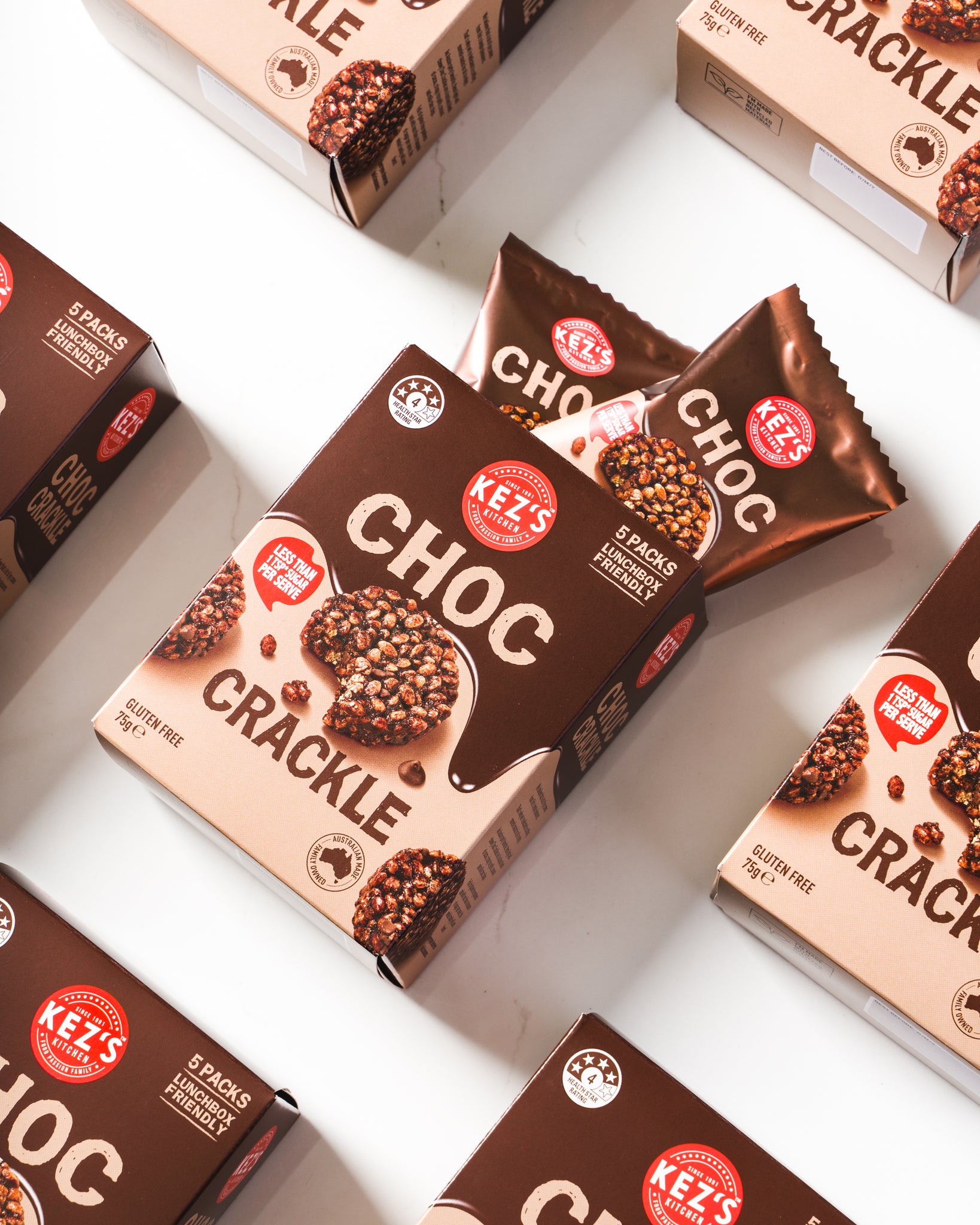 Load image into Gallery viewer, Gluten Free Choc Crackles<br>(6 MULTIPACKS/30 SINGLE SERVES)