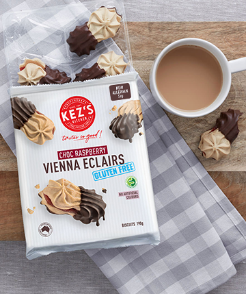 Load image into Gallery viewer, Gluten Free Choc Raspberry Vienna Eclairs