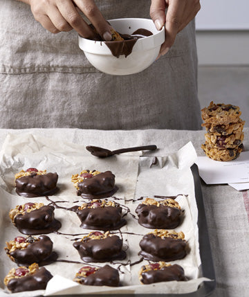 Gluten Free Choc Peanut Florentines